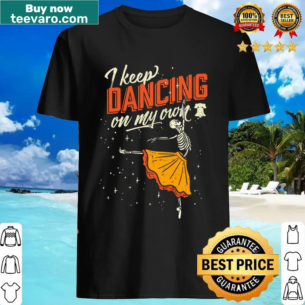 Illustration of a figure dancing on a Philly shirt
