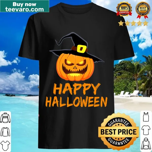 Fun pumpkin Halloween shirt for kids with playful graphic