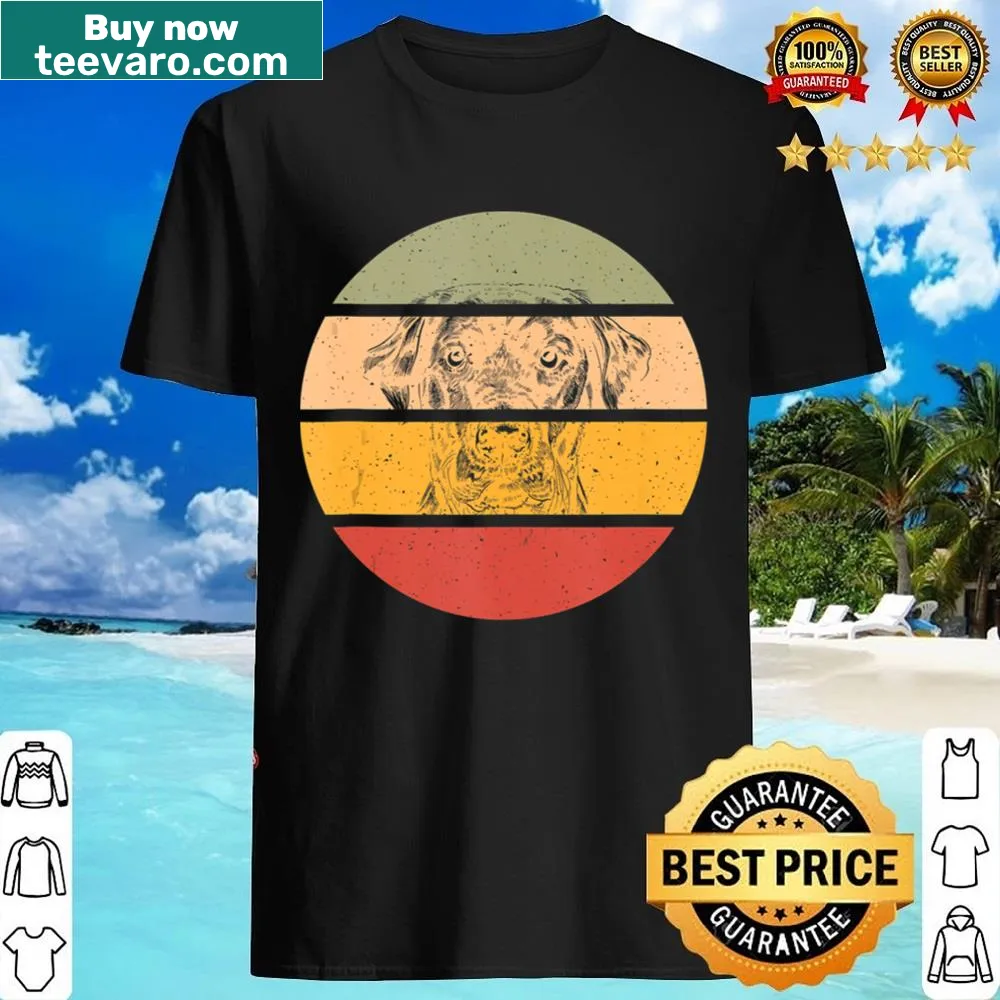Retro design celebrating Labradors on a dog-lover shirt