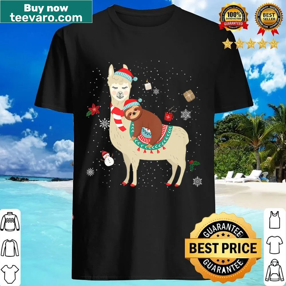 Funny Christmas shirt with Santa dabbing in the snow for kids