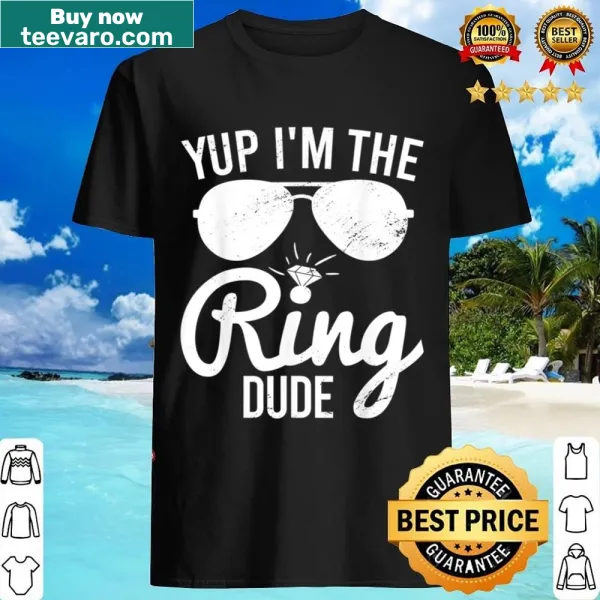 Funny Ring Dude shirt with humorous wedding-themed text