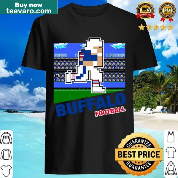 Buffalo football shirt with bold typography