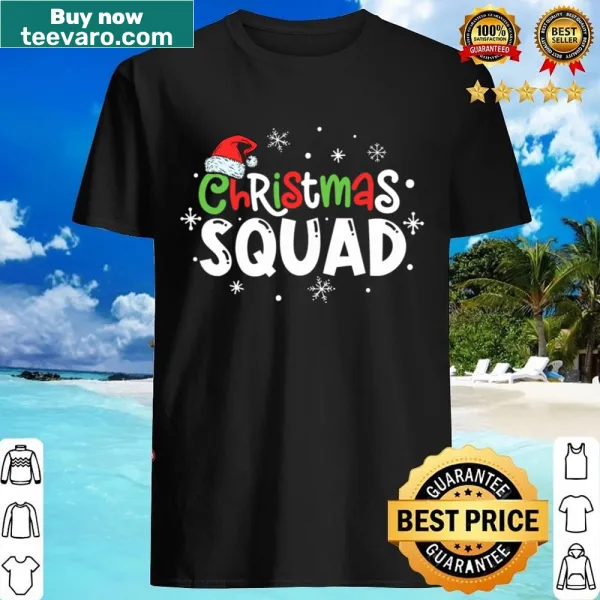 Matching family Christmas pajamas with a Santa graphic