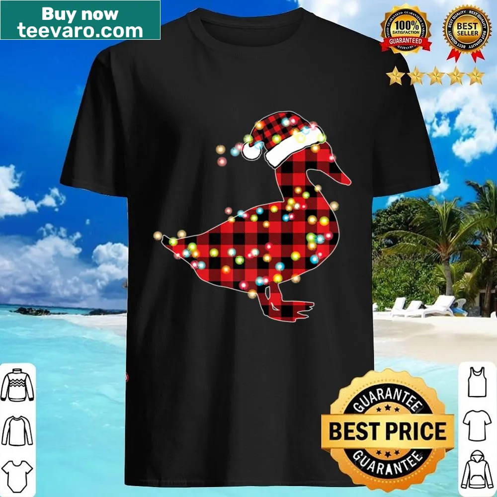 Vintage design of a duck for farmers on a festive shirt