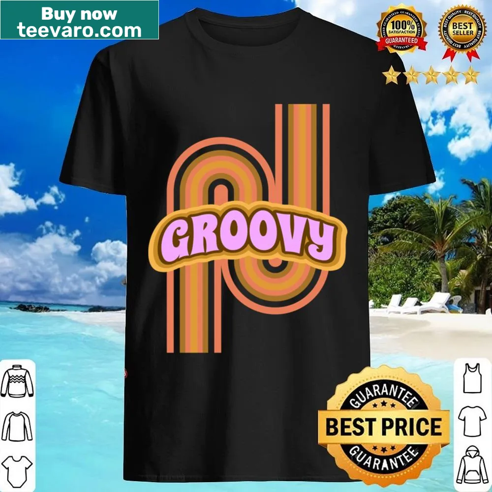 Vintage active shirt with a groovy design