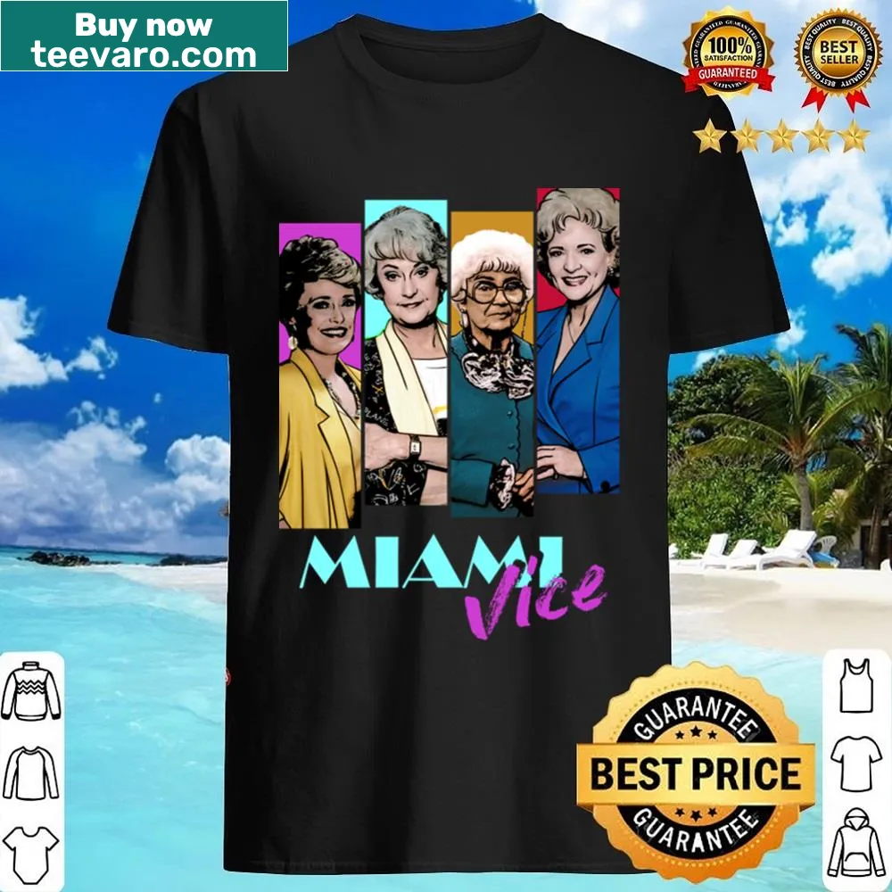Retro Miami Vice inspired shirt with nostalgic elements