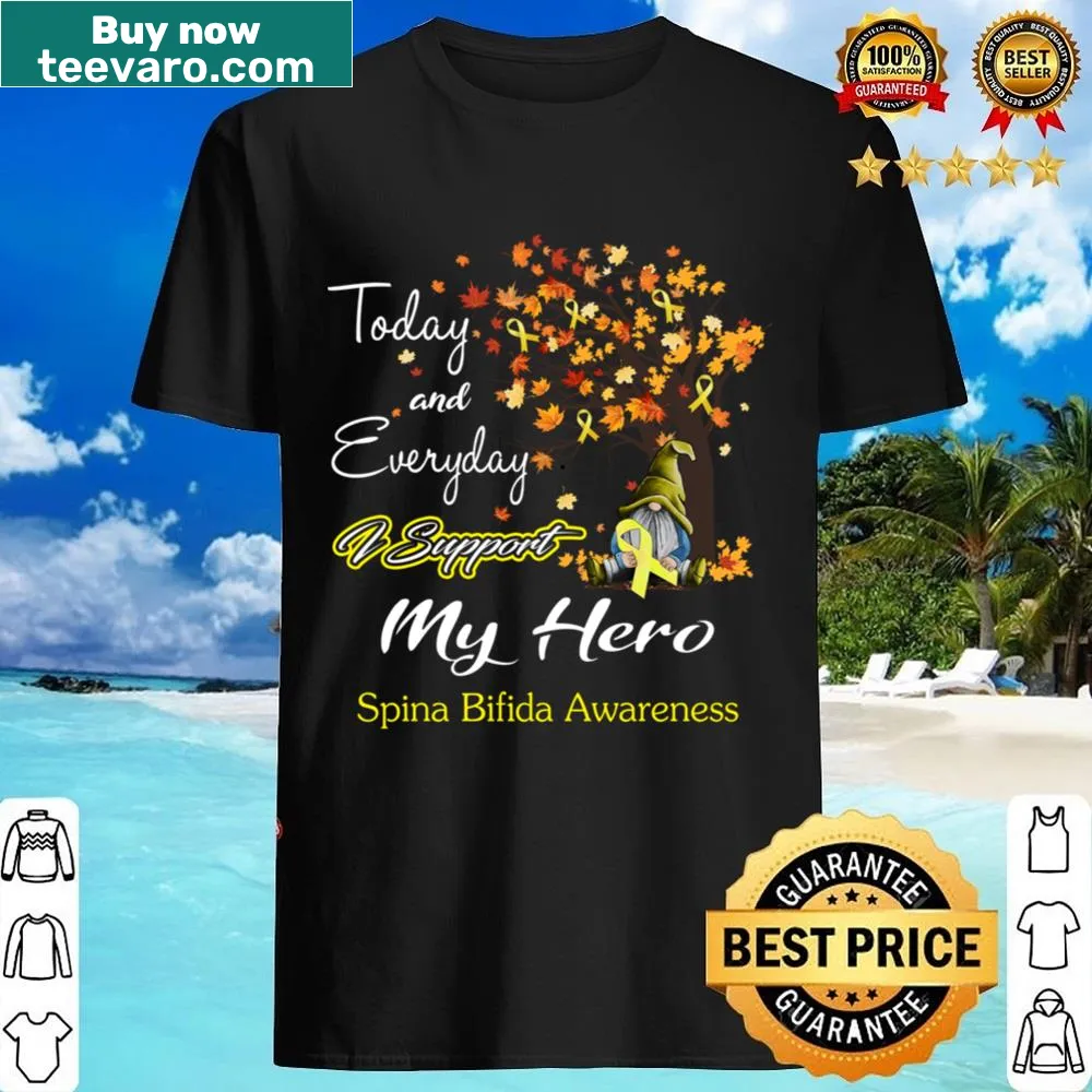 Typographic design for Spina Bifida awareness shirt
