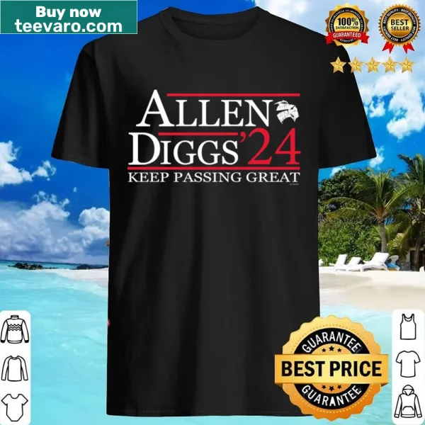 Shirt featuring the name Allen Diggs for supporters