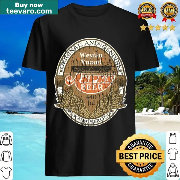 Vintage-style Aspen Beer shirt with beer mug graphic
