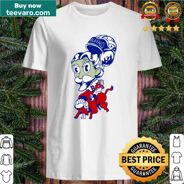 Vintage football t-shirt honoring Buffalo Bill with retro graphics