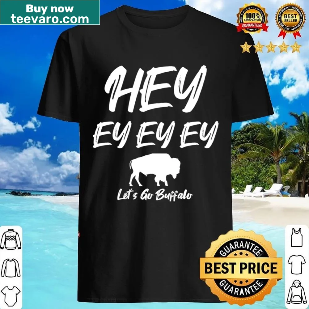 Bold typography shirt for Buffalo sports fans.
