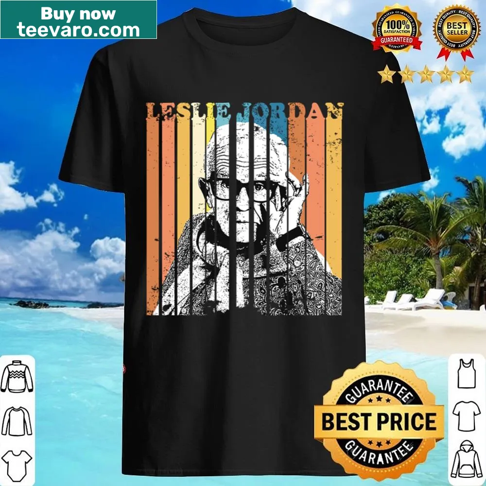 Retro vintage Leslie Jordan T-shirt celebrating his legacy
