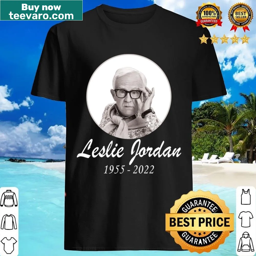 Vintage artwork t-shirt featuring Leslie Jordan design