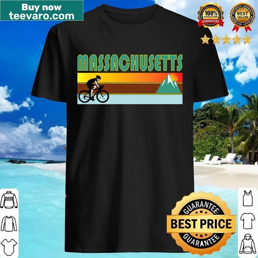 Retro design T-shirt showcasing Massachusetts hometown pride