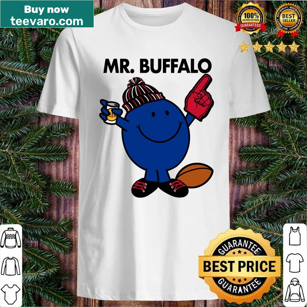 Illustrated Mr Buffalo T-shirt featuring a charming buffalo design