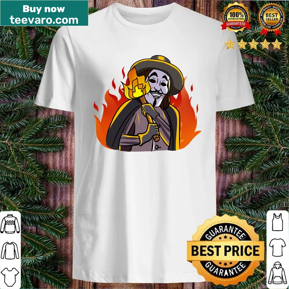 Bold typography T-shirt saying Remember The Fifth Of November