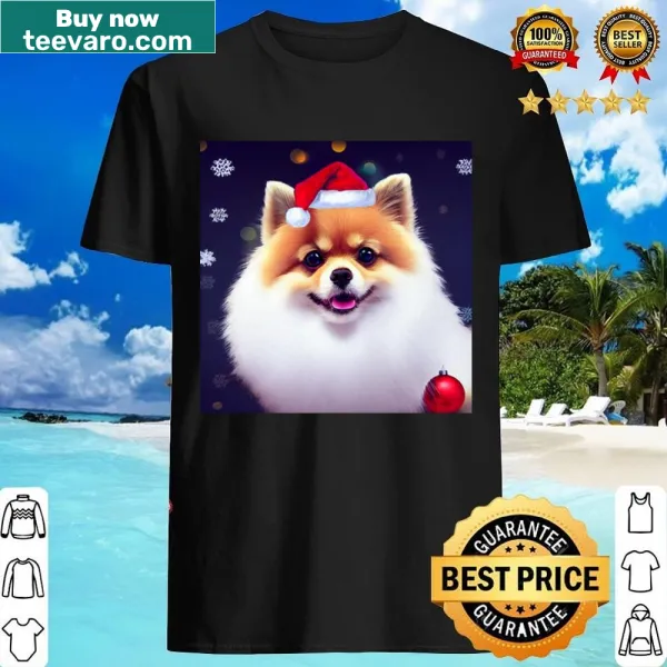 Adorable Pomeranian shirt for animal lovers during the holidays