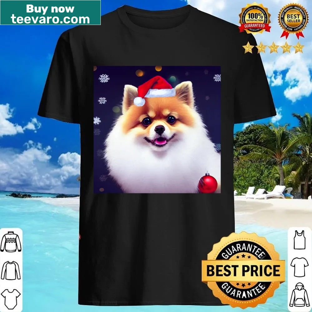 Adorable Pomeranian shirt for animal lovers during the holidays
