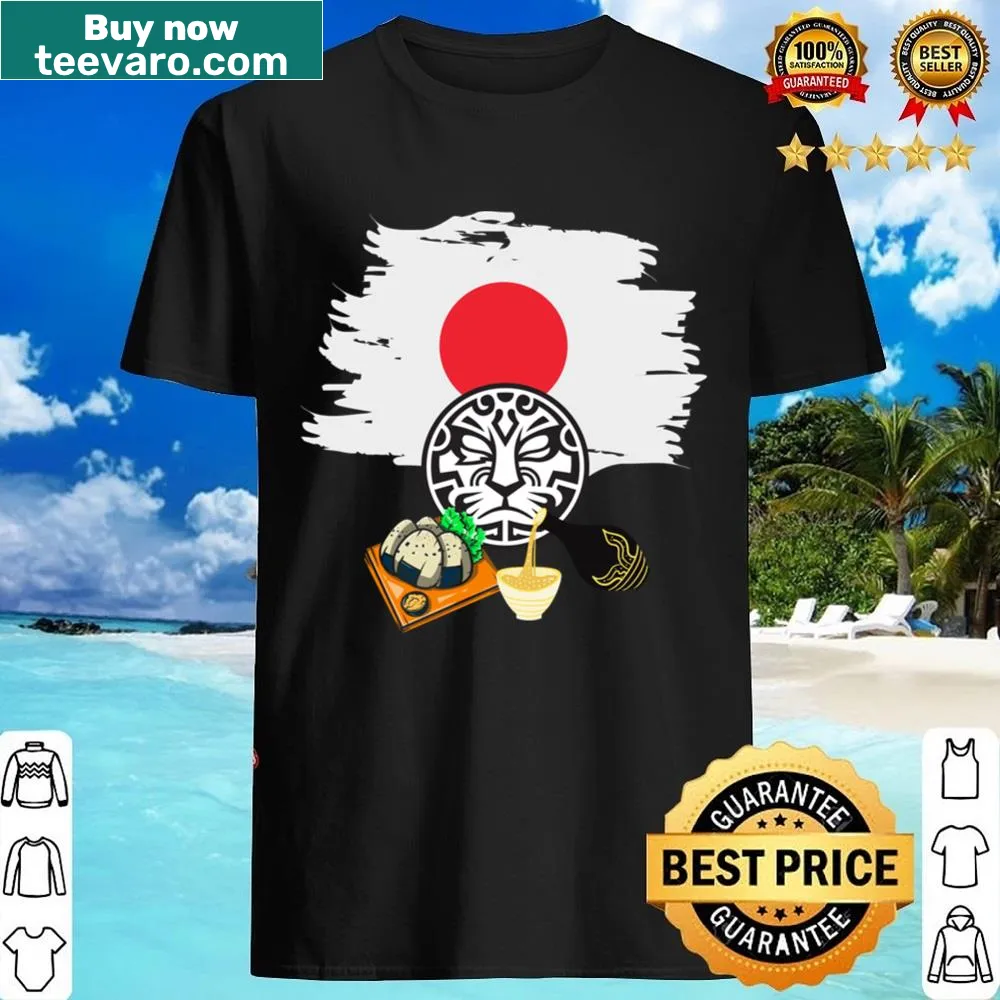 Illustration of a rising sun on a casual shirt