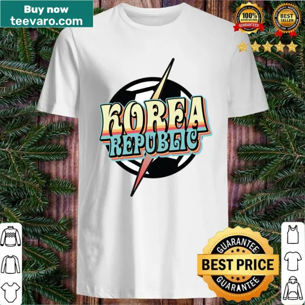 Korea Republic Soccer shirt featuring team name in bold font