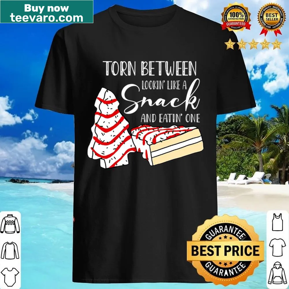 Funny Christmas shirt with snack-related humor