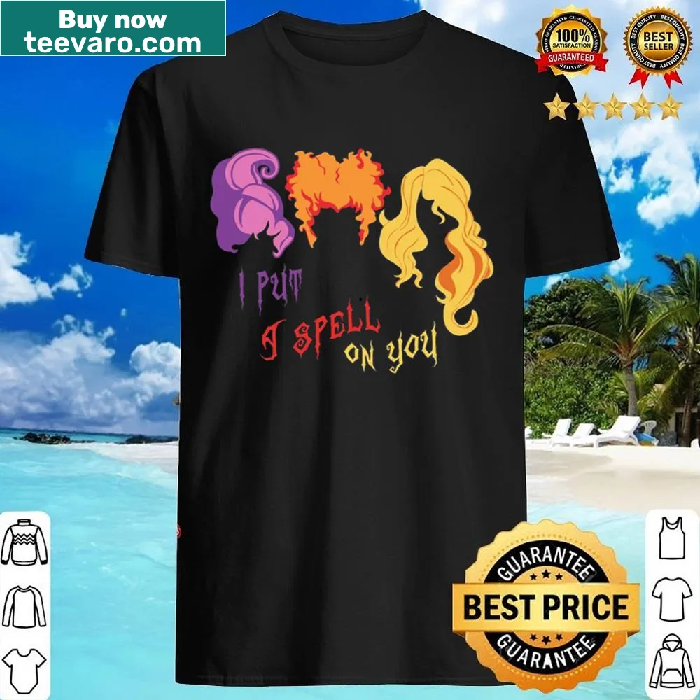Playful Hocus Pocus themed shirt with whimsical design