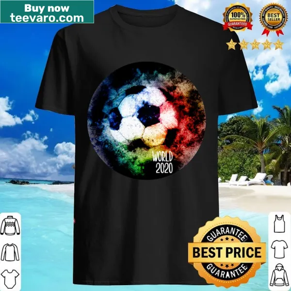 Shirt celebrating the World Cup 2022 with a vibrant design