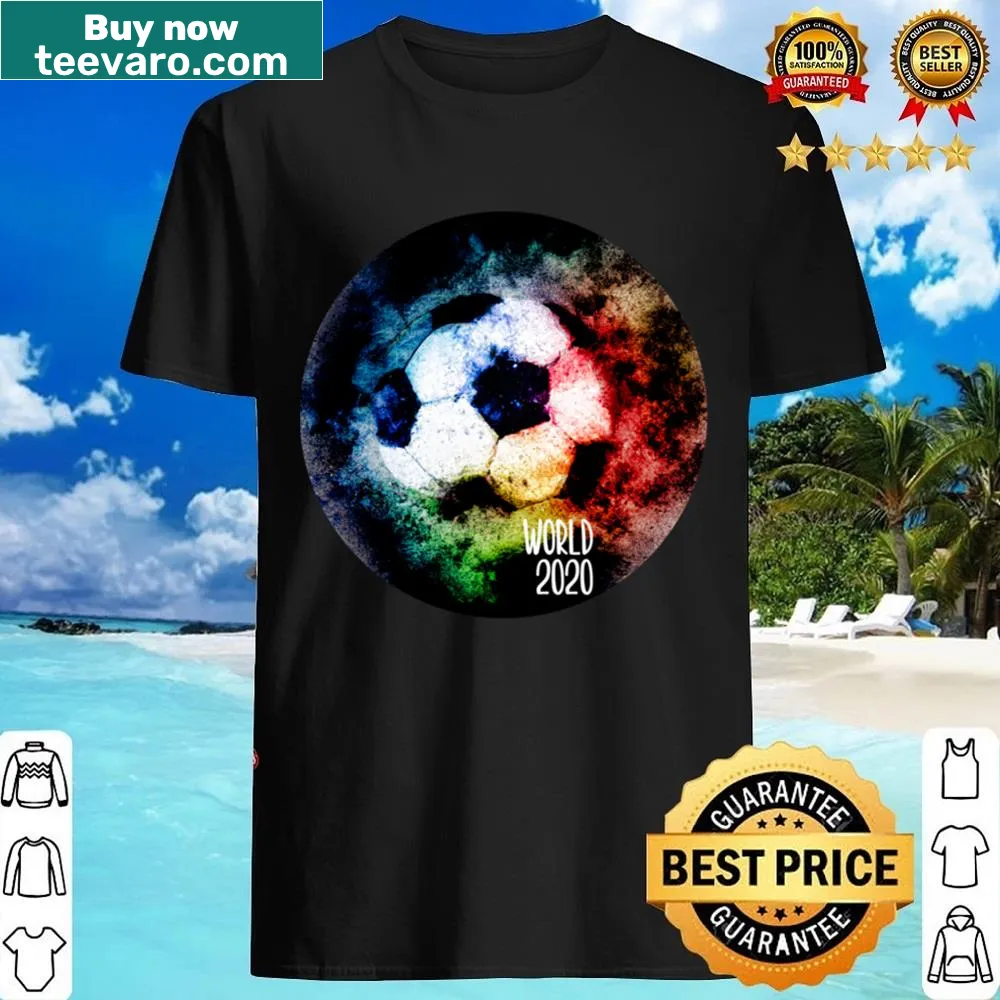 Shirt celebrating the World Cup 2022 with a vibrant design