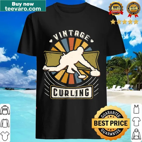 Vintage-style curling shirt with a retro design