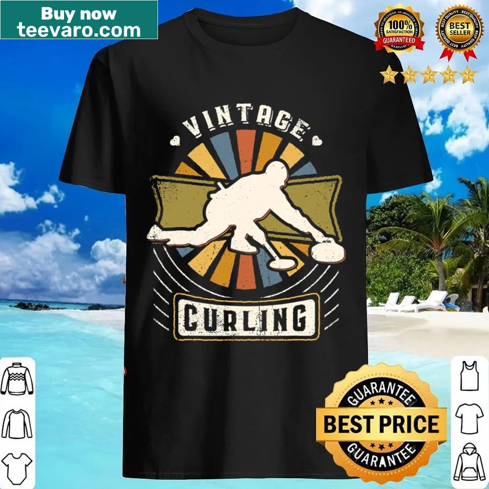 Vintage-style curling shirt with a retro design