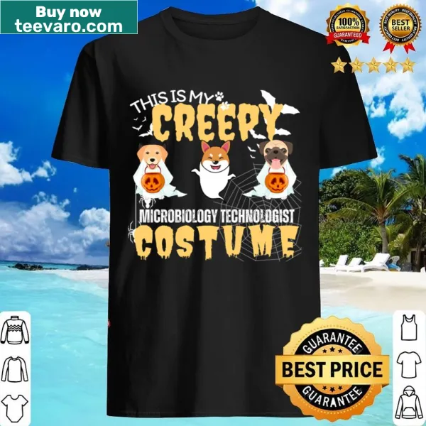 Funny Halloween shirt for microbiology technologists with creepy graphic