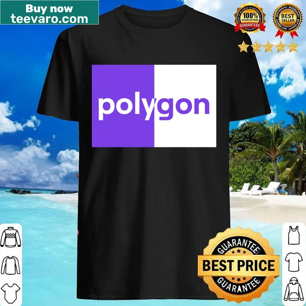 Crypto-themed shirt featuring Polygon Matic logo