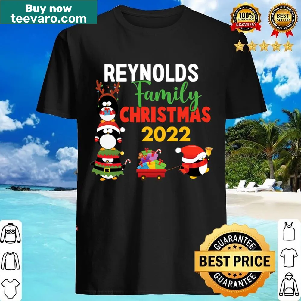 Reynolds Family Christmas shirt with elegant typography