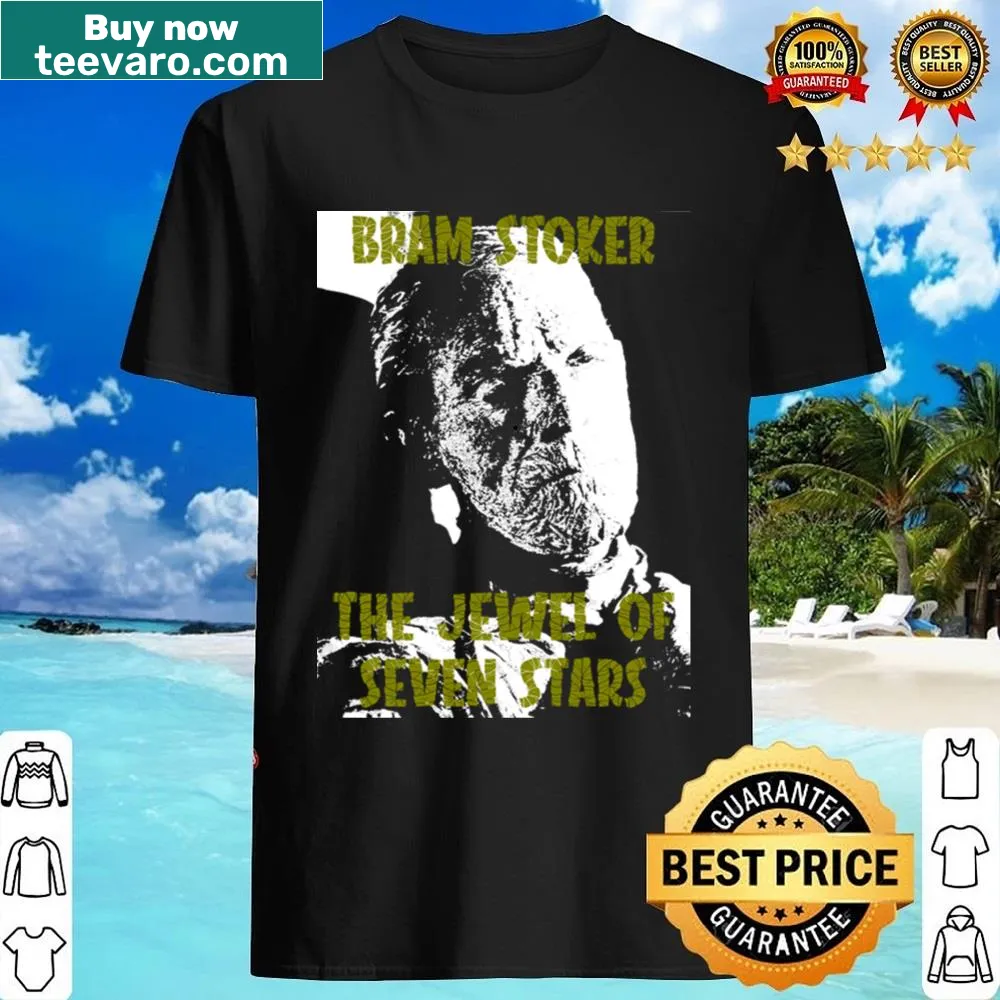 Shirt featuring an artistic graphic inspired by the Jewel of Seven Stars