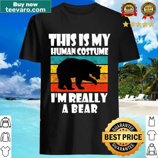 Funny bear costume joke shirt