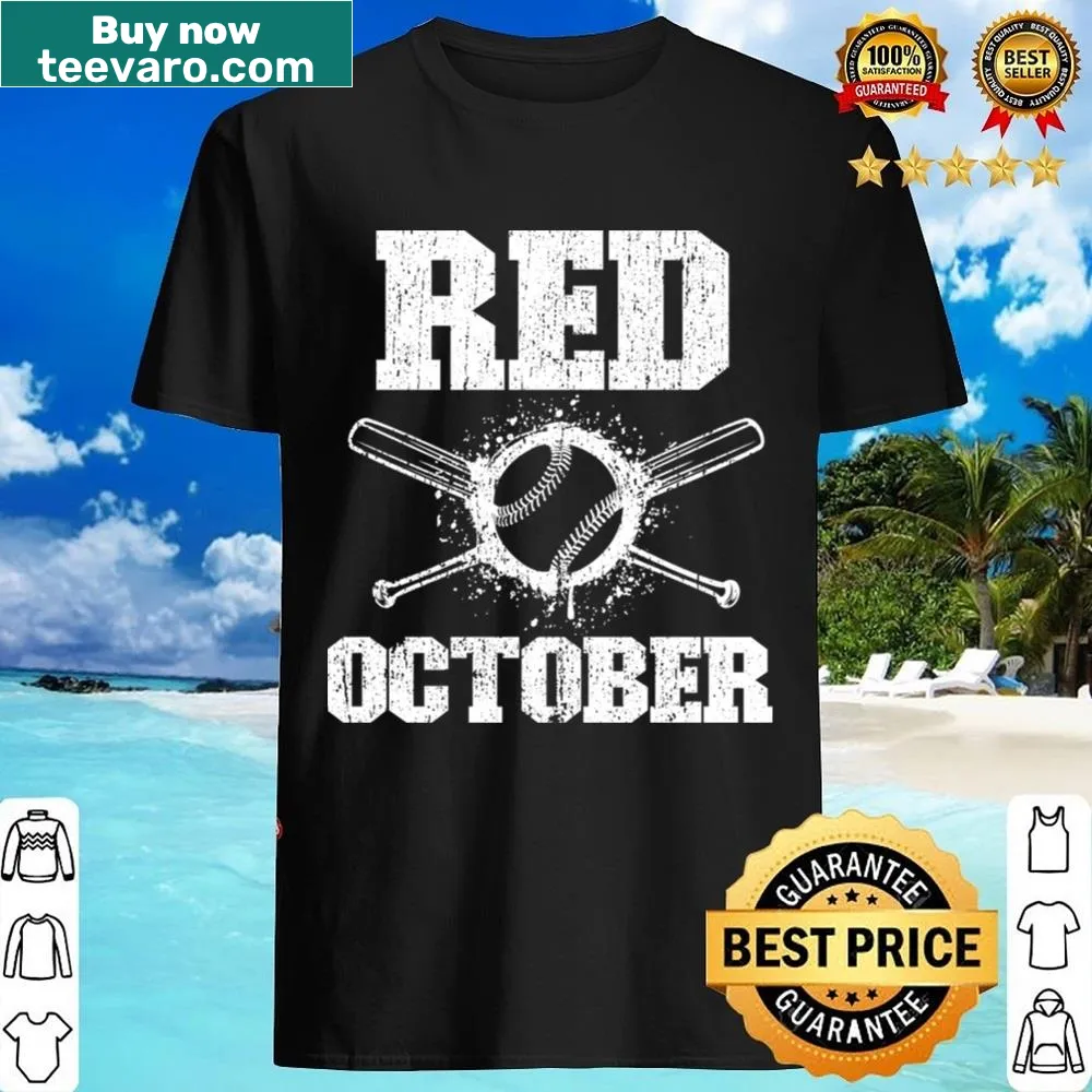 Vintage Red October baseball shirt for Philadelphia fans