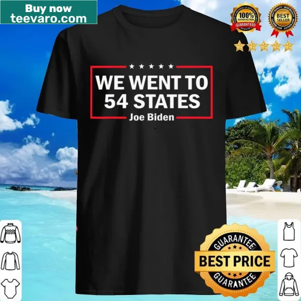Funny shirt referencing President Biden's gaffe about states