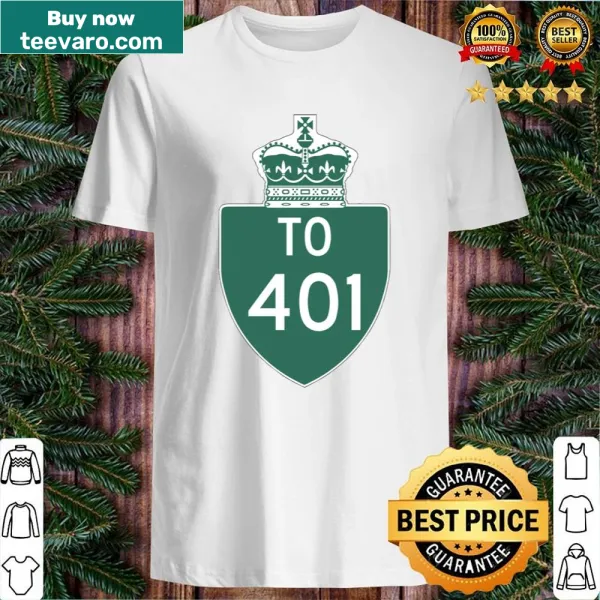 Illustrated T-shirt inspired by the 401 Highway