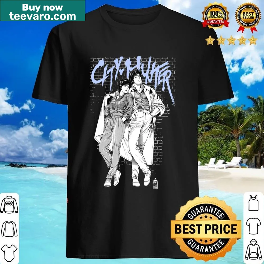 Urban-themed City Hunter shirt with adventurous graphic