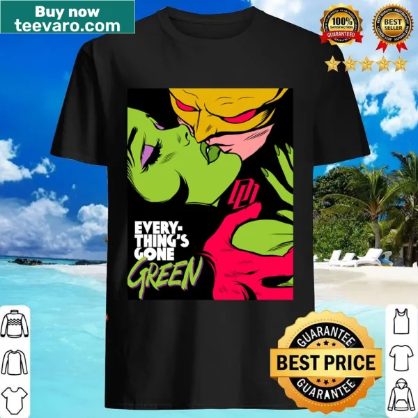 Eco-conscious design promoting green living on a shirt