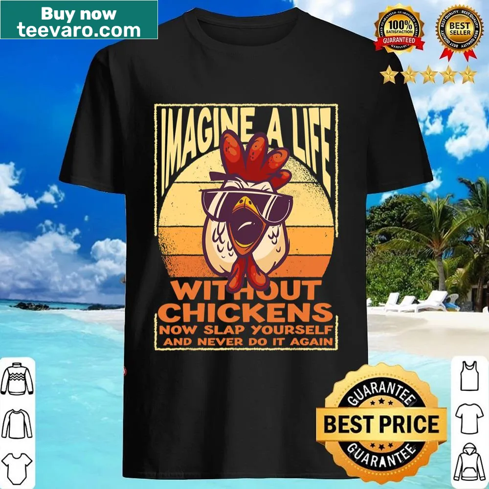 Vintage-style shirt with playful graphics for chicken broth lovers