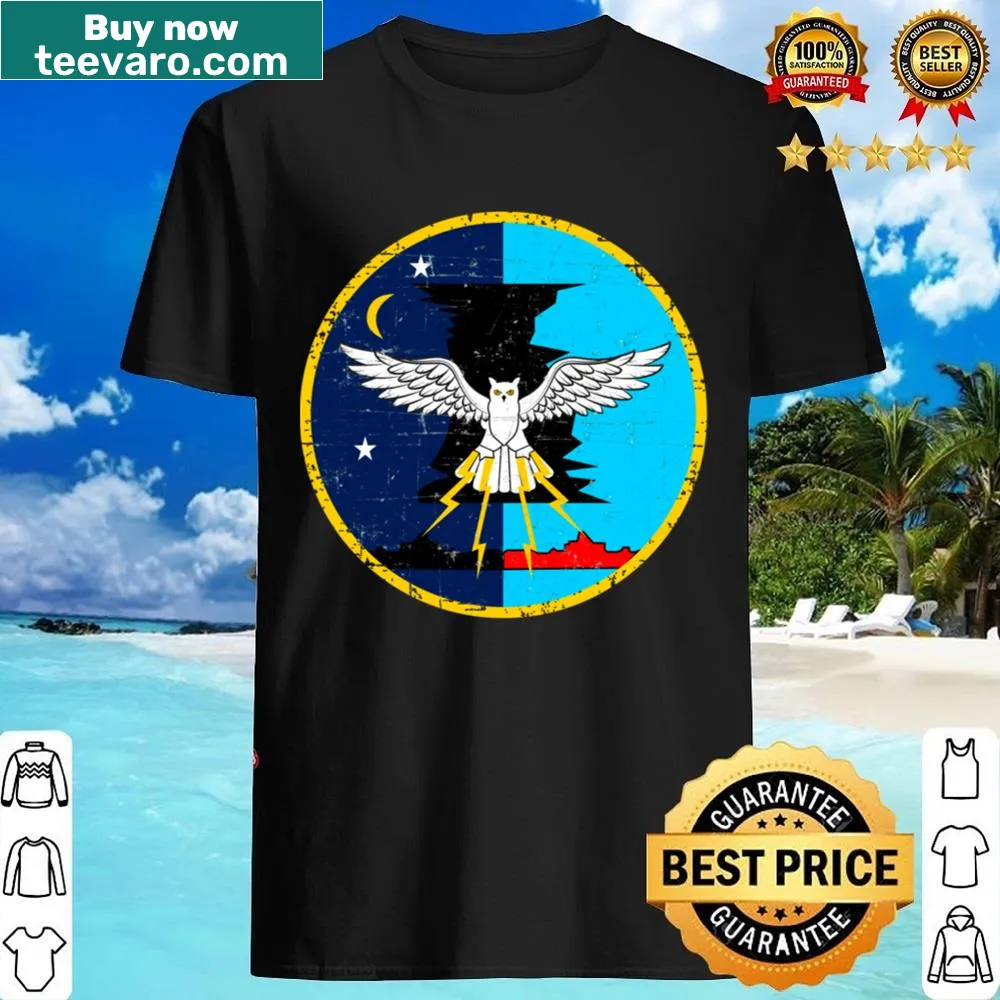 Grunge style shirt with VMF 513 Flying Nightmares logo