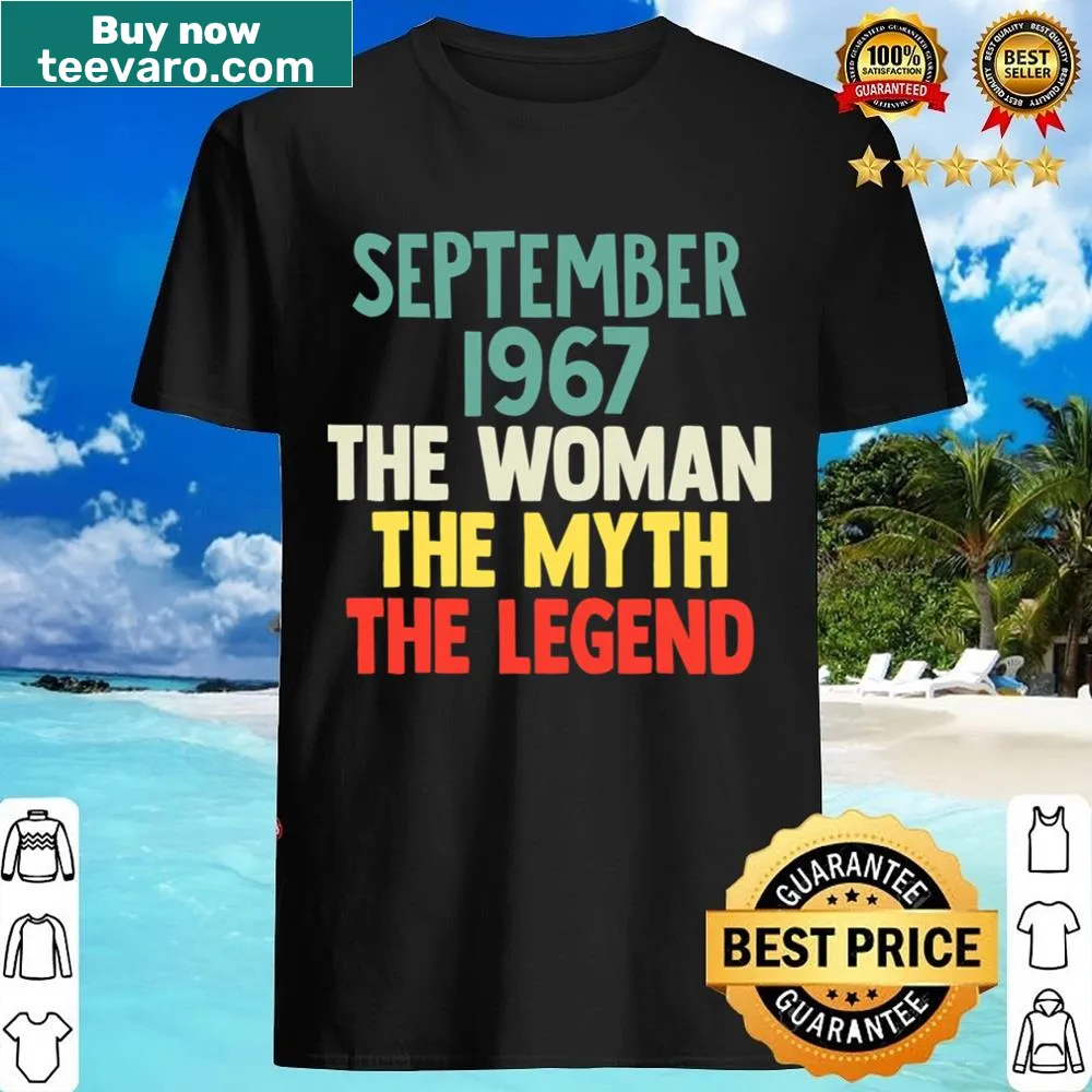 Birthday shirt for 55th birthday with 'Myth Legend' design