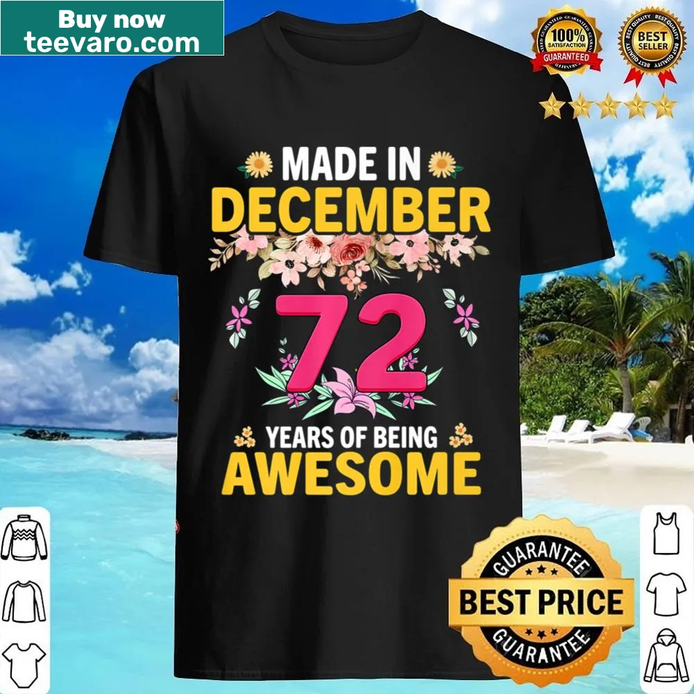 Birthday shirt marking 72 years since December 1950