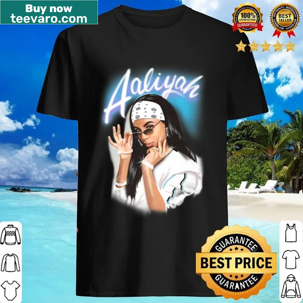 Retro vintage Aaliyah tribute shirt
