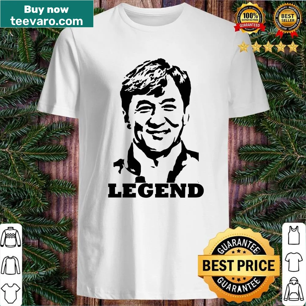 Jackie Chan-themed shirt featuring iconic movie moments.