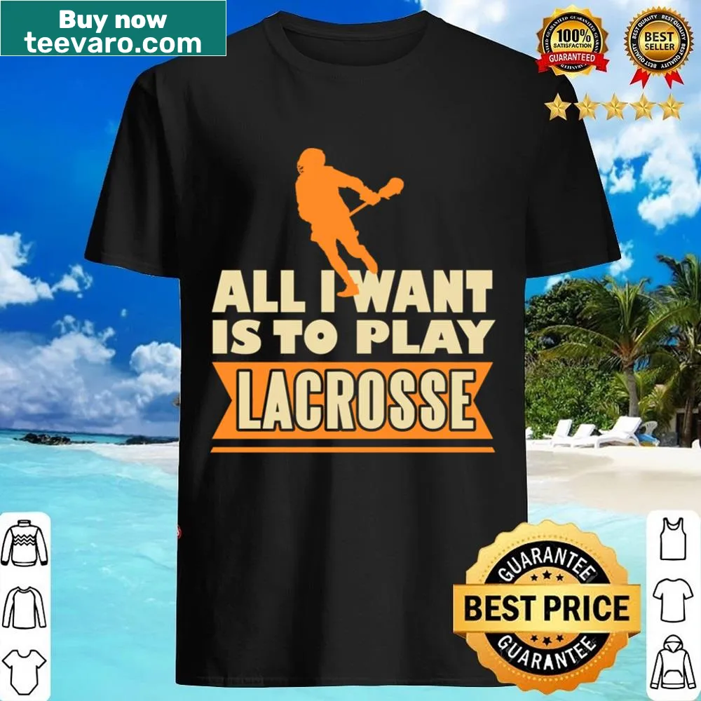 Lacrosse shirt with passion statement design