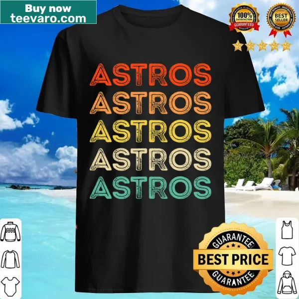 Personalized vintage Astros shirt for men