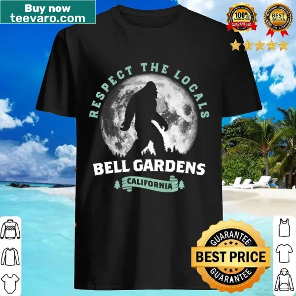 Retro shirt featuring a silhouette of Bigfoot amidst a night landscape