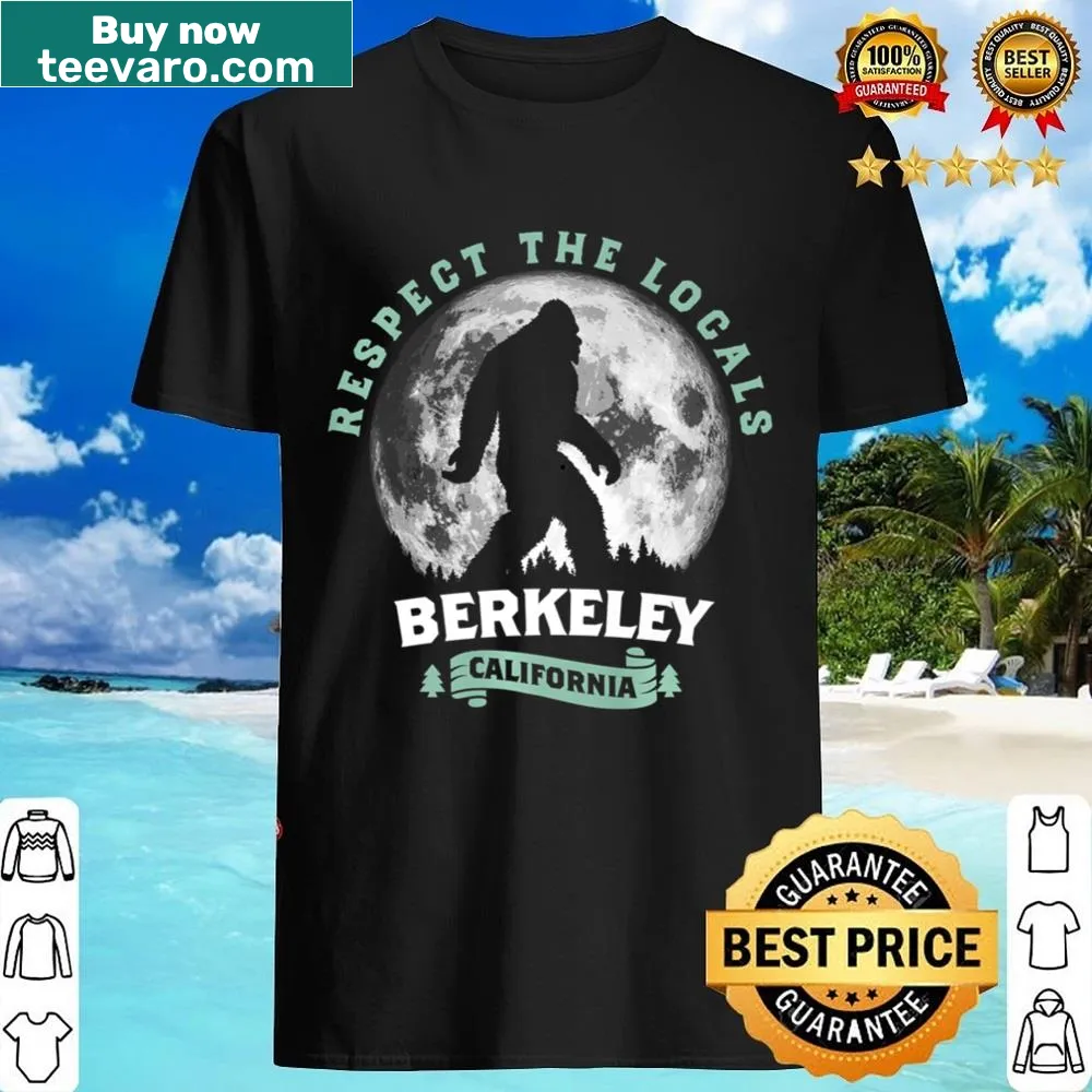 Retro Bigfoot design on Berkeley California shirt
